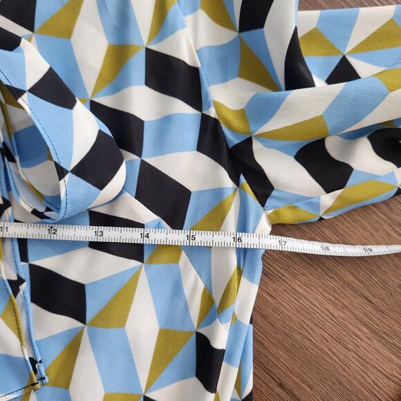 Dorothee Schumacher‎ Graphic Volumes Printed Midi Dress 2 Cocktail Wedding Party - Picture 10 of 10